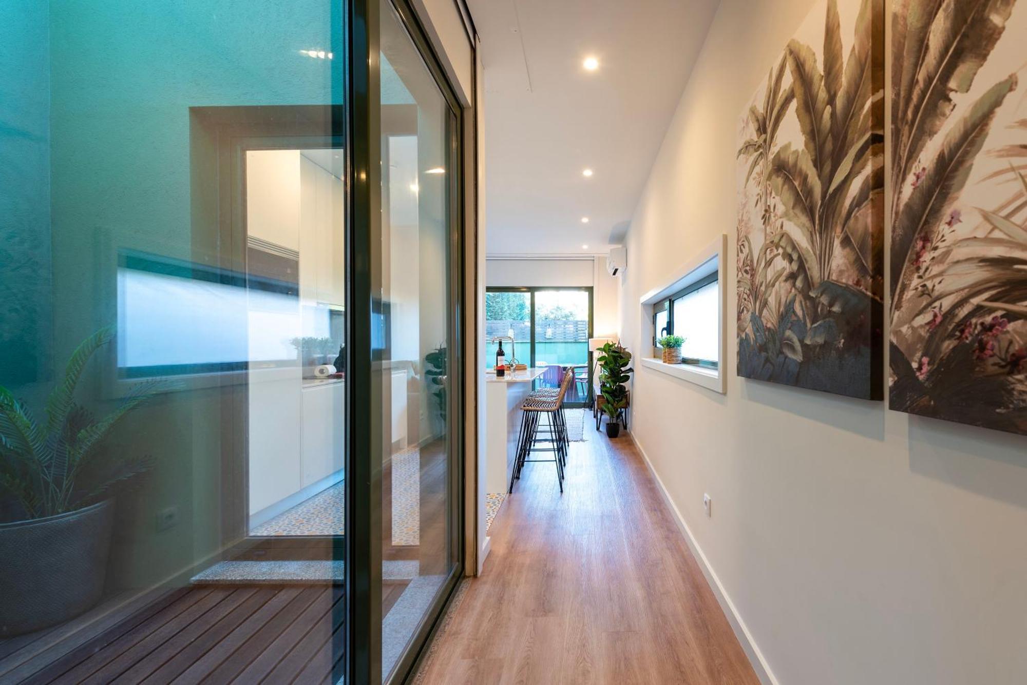 Exotic Flat With Shared Pool & Garden Lejlighed Porto Eksteriør billede