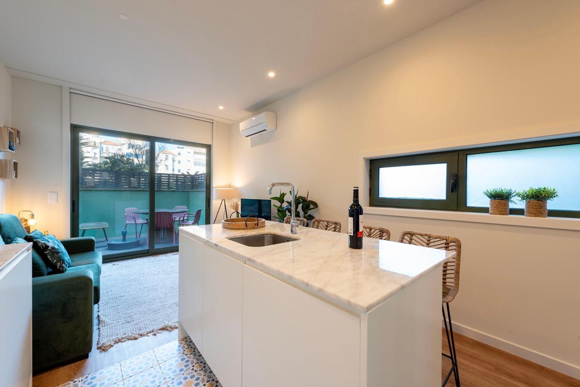 Exotic Flat With Shared Pool & Garden Lejlighed Porto Eksteriør billede