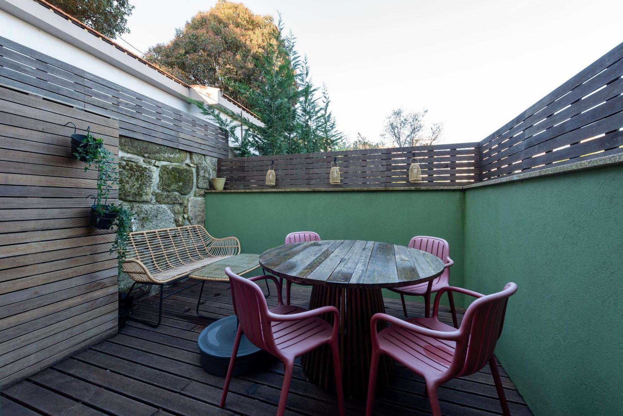 Exotic Flat With Shared Pool & Garden Lejlighed Porto Eksteriør billede