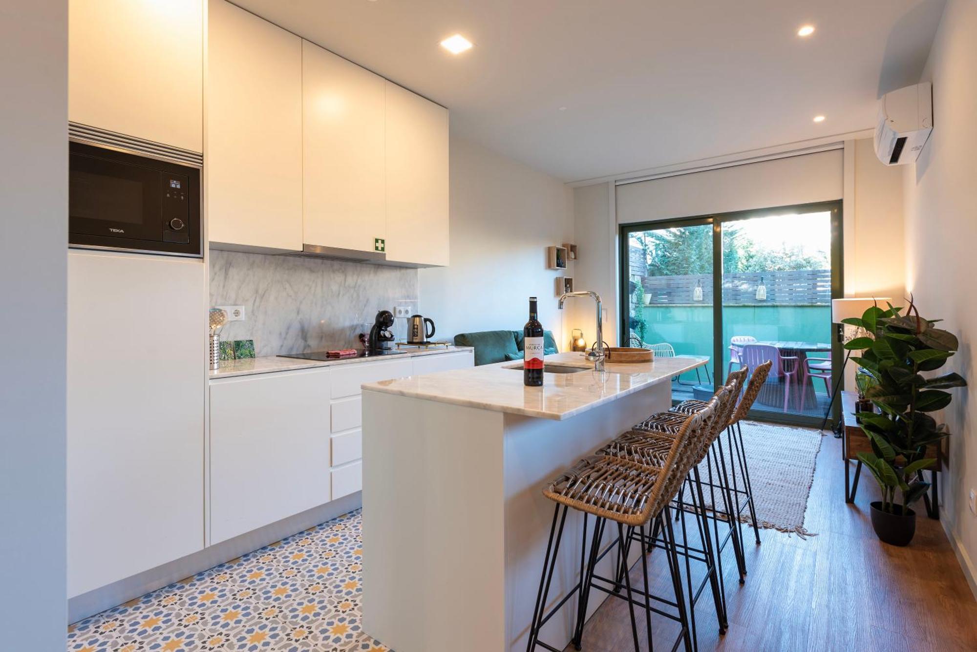 Exotic Flat With Shared Pool & Garden Lejlighed Porto Eksteriør billede