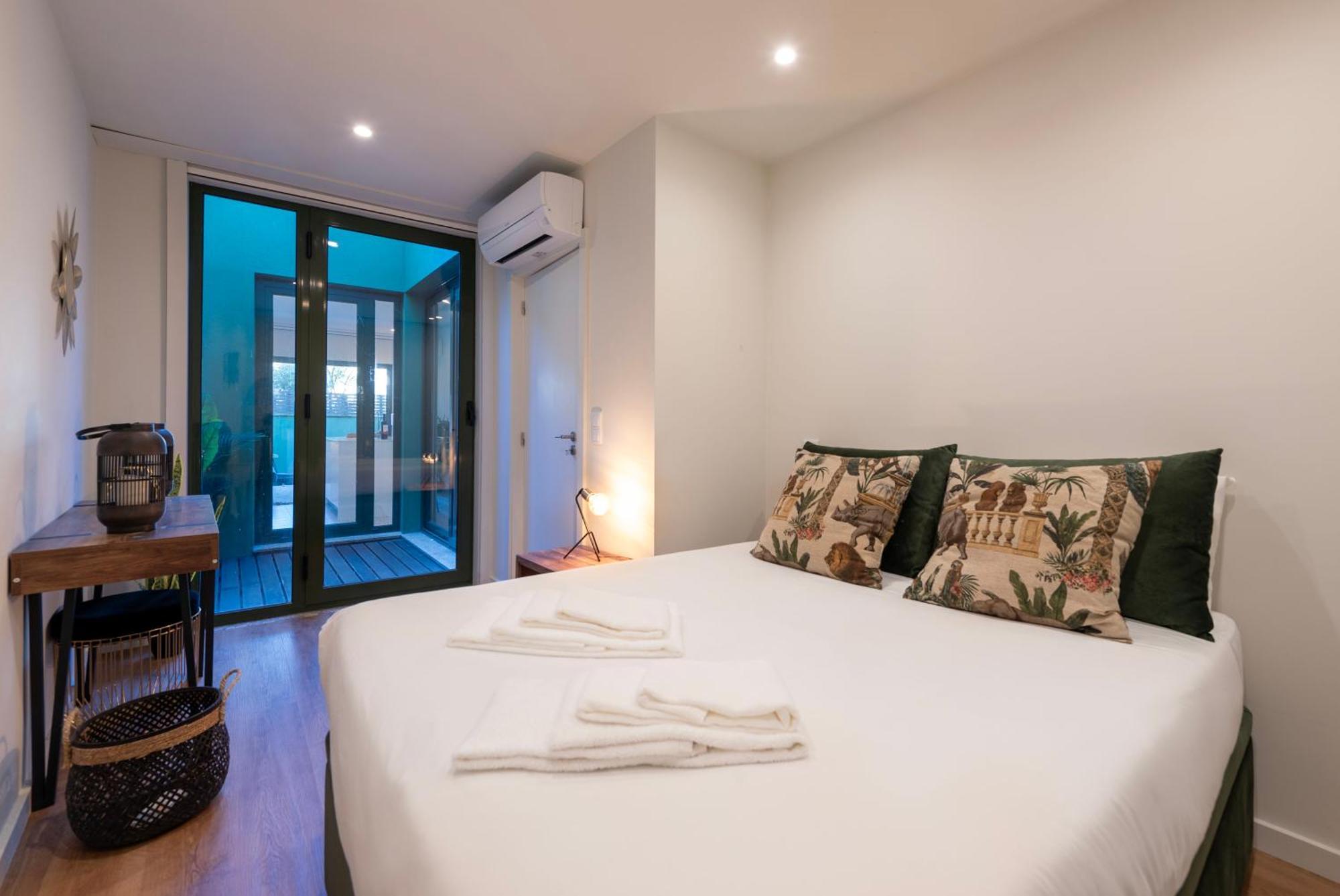 Exotic Flat With Shared Pool & Garden Lejlighed Porto Eksteriør billede
